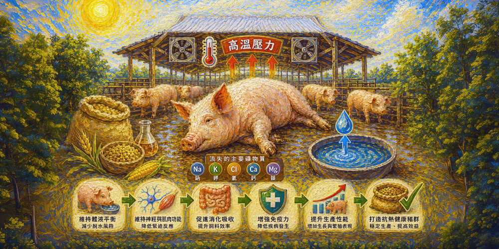 夏季高溫下的礦物質流失